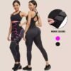 Adjustable Sports Waist Belt with One-Piece Girdle and Leg Straps for Enhanced Workout Support
