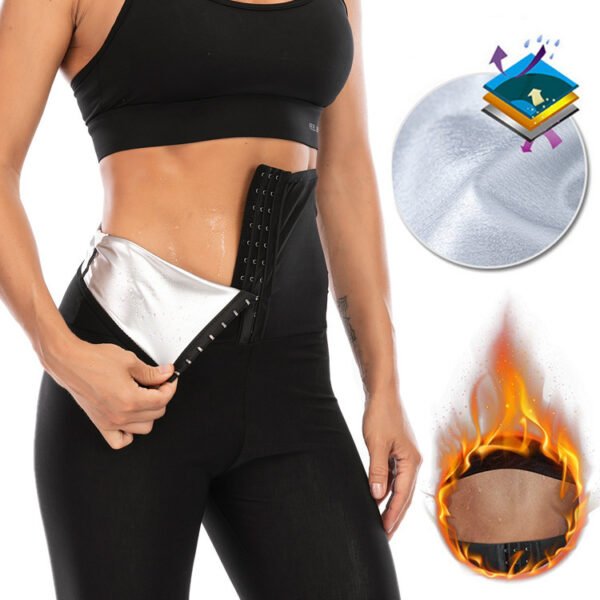 Sauna Long Pants Fitness Exercise Hot Thermo Sweat Leggings Training Slimming Pant - Image 2