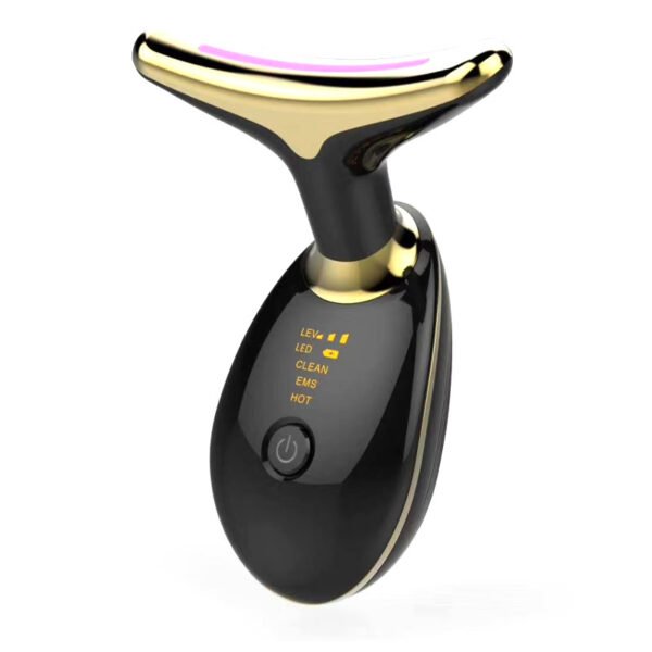 EMS Thermal Neck Lifting And Tighten Massager Electric Microcurrent Wrinkle Remover - Image 2