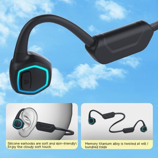 Bluetooth Headset For Bone Conduction Small Induction Night Lamp - Image 2