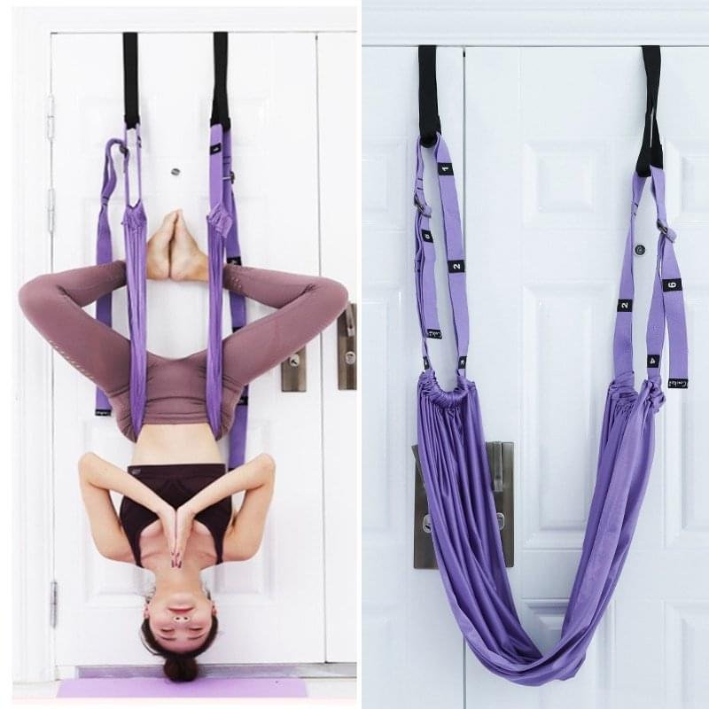 Fitness Hip Stretch Yoga Belt Inverted Rope Pull & Lower Waist Trainer