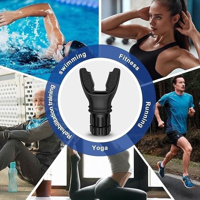 Breathing Trainer Respirator with Mouthpiece – Fitness Equipment for Lung Exercise & Home Health Care - Image 3
