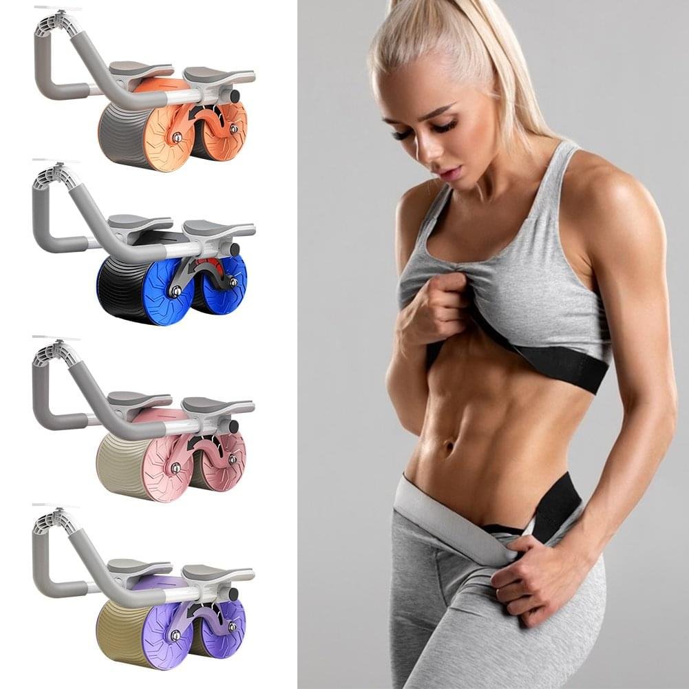 2-in-1 Exercise Belly Wheel for  Women – Indoor Fitness & Home Workout Equipment